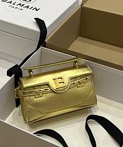 Fortok Balmain B-Buzz Gold Shoulder Bag 19x12x7.5cm - 5