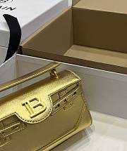 Fortok Balmain B-Buzz Gold Shoulder Bag 19x12x7.5cm - 2