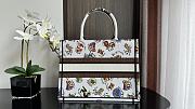 Fortok Dior Dragon Zodiac Embroidery Tote Bag 36.5x28x16.5cm - 6