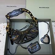 Fortok Balenciaga Le Cagole Crossbody Bag Black 180607 26x12x6cm - 1