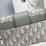 Fortok Dior Montaigne Mini Box Bag Grey 18813-2 17.5x11.5x5cm - 3