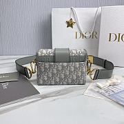 Fortok Dior Montaigne Mini Box Bag Grey 18813-2 17.5x11.5x5cm - 5