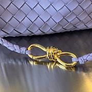 Fortok Bottega Veneta Small East West Andiamo Bag Purple 29x18x10cm - 3