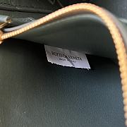 Fortok Bottega Veneta Small East West Andiamo Bag Dark Green 29x18x10cm - 3