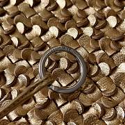 Fortok Bottega Veneta Gold Metallic Cabat Bucket Bag 762687 35.5x21x13cm - 3