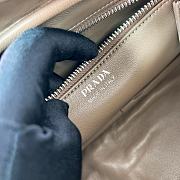 Fortok Prada Leather Top-handle Bag Clay 1BB102 24x12x8.5cm - 2