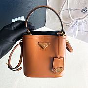 Fortok Prada Bucket Bag Caramel 1BA373 16x15x9.5cm - 1