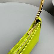 Fortok Jacquemus Le Bisou Mousqueton Shoulder Bag Neon Green E68878 26x15x2cm - 3