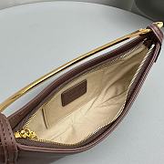Fortok Jacquemus Le Bisou Mousqueton Shoulder Bag Brown E68878 26x15x2cm - 3