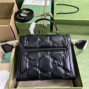 Fortok Gucci GG Matelasse Black Shoulder Bag 25.5x20.5x12.5cm - 4