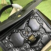 Fortok Gucci GG Matelasse Black Shoulder Bag 25.5x20.5x12.5cm - 3