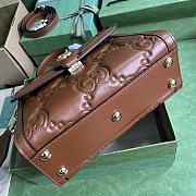 Fortok Gucci GG Matelasse Brown Shoulder Bag 25.5x20.5x12.5cm - 3