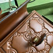 Fortok Gucci GG Matelasse Brown Shoulder Bag 25.5x20.5x12.5cm - 4