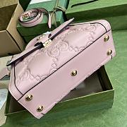 Fortok Gucci GG Matelasse Pink Shoulder Bag 25.5x20.5x12.5cm - 6