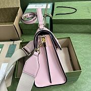 Fortok Gucci GG Matelasse Pink Shoulder Bag 25.5x20.5x12.5cm - 3