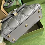 Fortok Gucci GG Matelasse Grey Shoulder Bag 25.5x20.5x12.5cm - 5