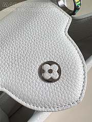 Fortok Louis Vuittion Capucines BB Bag White Colorful Chain M48865 27x18x9cm - 3