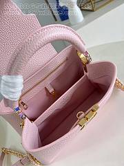 Fortok Louis Vuittion Capucines BB Bag Pink Colorful Chain M48865 27x18x9cm - 2