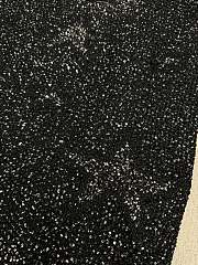 Fortok Chanel Sleeveless Black Sequin Wool Dress - 5