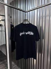 Fortok Louis Vuitton Graffiti Letter T-shirt Black/White - 1