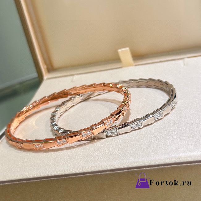 Fortok Bvlgari Serpenti Bracelet Silver/Rose Gold - 1