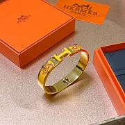 Fortok Hermes Bracelet Yellow  - 2
