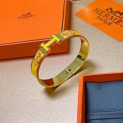 Fortok Hermes Bracelet Yellow  - 3