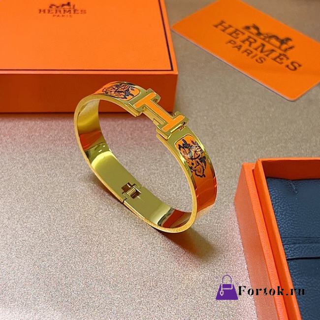 Fortok Hermes Bracelet Orange - 1