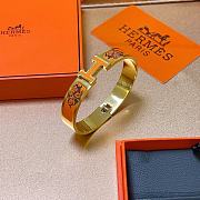 Fortok Hermes Bracelet Orange - 2