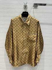 Fortok Louis Vuitton Vintage Printed Silk Shirt - 1