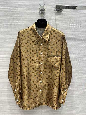 Fortok Louis Vuitton Vintage Printed Silk Shirt