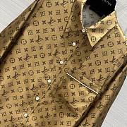 Fortok Louis Vuitton Vintage Printed Silk Shirt - 6