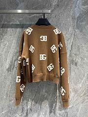 Fortok Dolce & Gabbana Cropped Wool Sweater Brown - 6