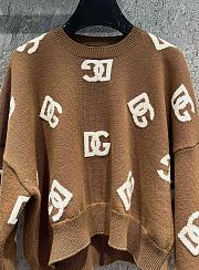 Fortok Dolce & Gabbana Cropped Wool Sweater Brown - 2