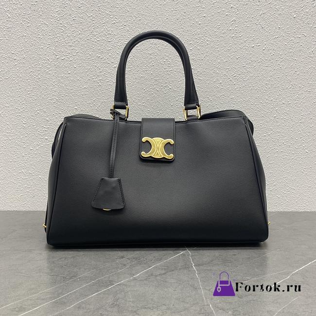 Fortok Celine Medium Appoline Bag Black 114963 37.5x22x16cm - 1