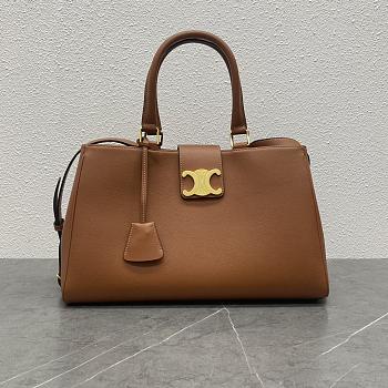 Fortok Celine Medium Appoline Bag Brown 114963 37.5x22x16cm