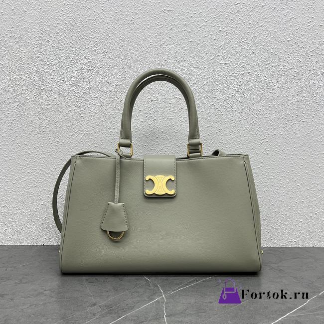 Fortok Celine Medium Appoline Bag Light Green 114963 37.5x22x16cm - 1