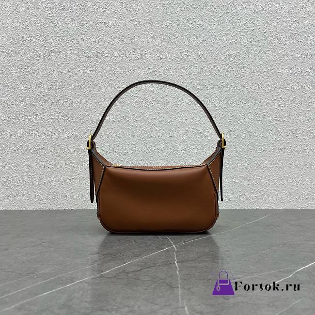 Fortok Celine Romy Mini Bag Brown 100123 19x5x14cm - 1