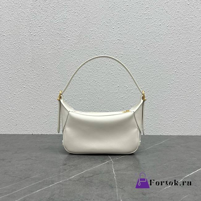 Fortok Celine Romy Mini Bag White 100123 19x5x14cm - 1