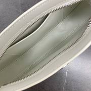 Fortok Celine Tilly Bag In Shiny Calfskin White 115703 23x13.5x4cm - 4