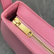Fortok Celine Tilly Bag In Shiny Calfskin Pink 115703 23x13.5x4cm - 2