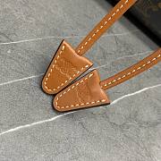 Fortok Celine Cabas Drawstring In Triomphe Canvas And Calfskin Tan 113722 45x34x30cm - 3