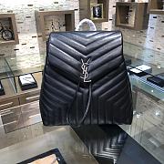 Fortok Saint Laurent LouLou Backpack Black 466517 30x30x14cm - 1