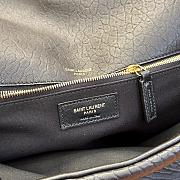 Fortok Saint Laurent Calypso Shoulder Bag Black 36x22x12cm - 4