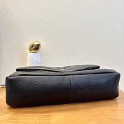 Fortok Saint Laurent Calypso Shoulder Bag Black 36x22x12cm - 2