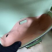 Fortok Gucci Horsebit 1955 Small Shoulder Bag Light Green 24x13x5cm - 6