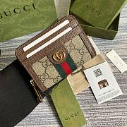 Fortok Gucci Ophidia Card Holder Wallet 658552 11.5x8.5x3cm - 1