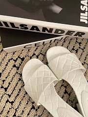 Fortok Bottega Veneta Amy Padded Mules in Intreccio Leather White - 4
