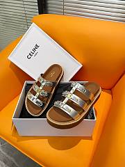 Fortok Celine Arc de Triomphe Sandals Silver - 3