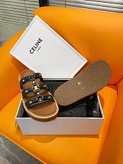 Fortok Celine Arc de Triomphe Sandals Black - 2